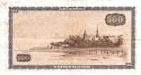 100 Kroner 1965 - bagside