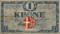1 krone Danbrit - front