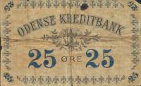 25 øre Odense kreditbank - forside